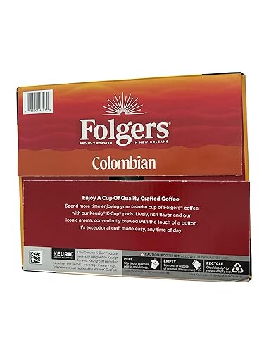 Vista 85 de Folgers Café colombiano tostado medio, 12 cápsulas Keurig K-Cup