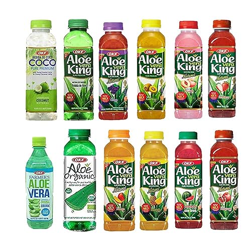 OKF Aloe Vera King Drink – Flavor includes Coco, Original,