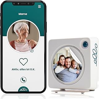 ellio Automatischer Hausnotruf für zu Hause inkl. kostenloser Familien-App. Ruft auch bei Ohnmacht Hilfe, denn es ist kein Notrufknopf notwendig. (WLAN)