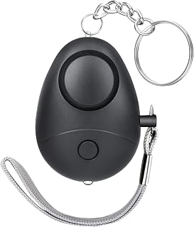 Personal Alarm, Safe Sound Security Personal Alarm for Women,Kids, Elderly, Emergency Safe Personal Alarm Black
