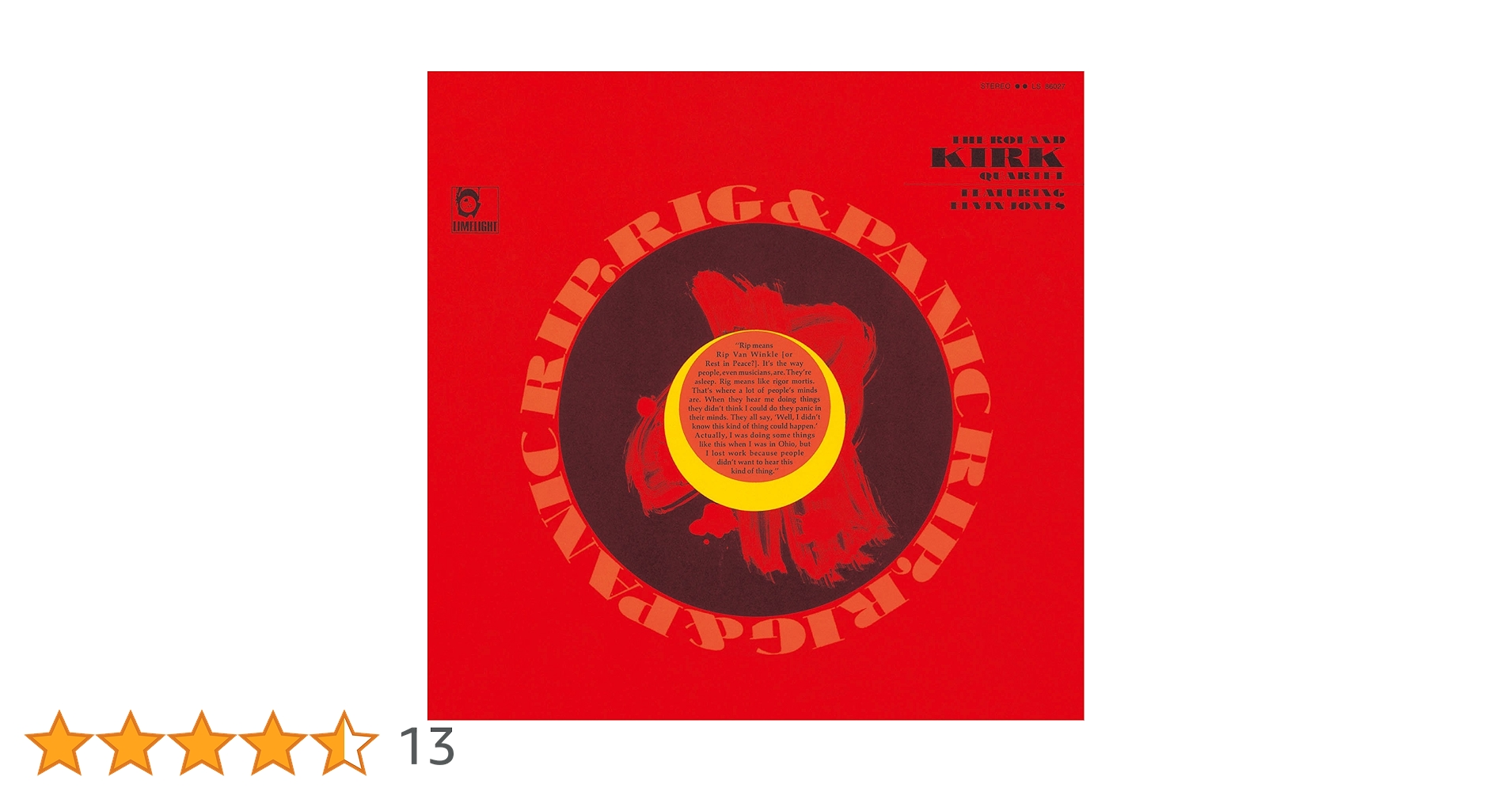 日本盤■リップ・リグ＆パニック 特別試聴版12“ Special DJ Copy 日本盤□リップ・リグ＆パニック 特別試聴版12“ Special DJ Copy