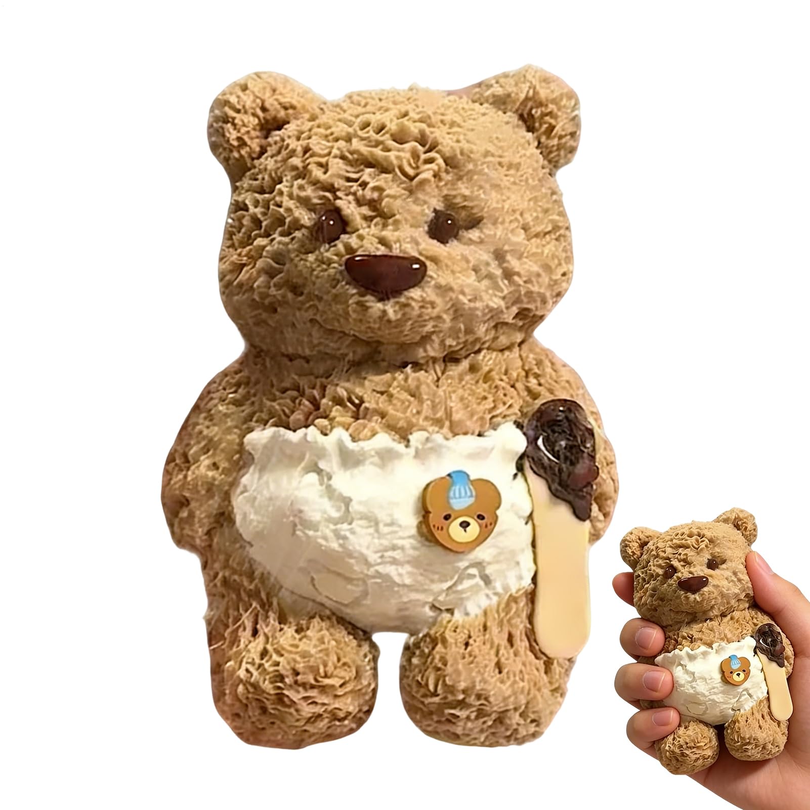熊3 ミニスクイーズバラ売り可 Amazon | スクイーズ 水感スクイーズ クマ ストレス解消 握る スク