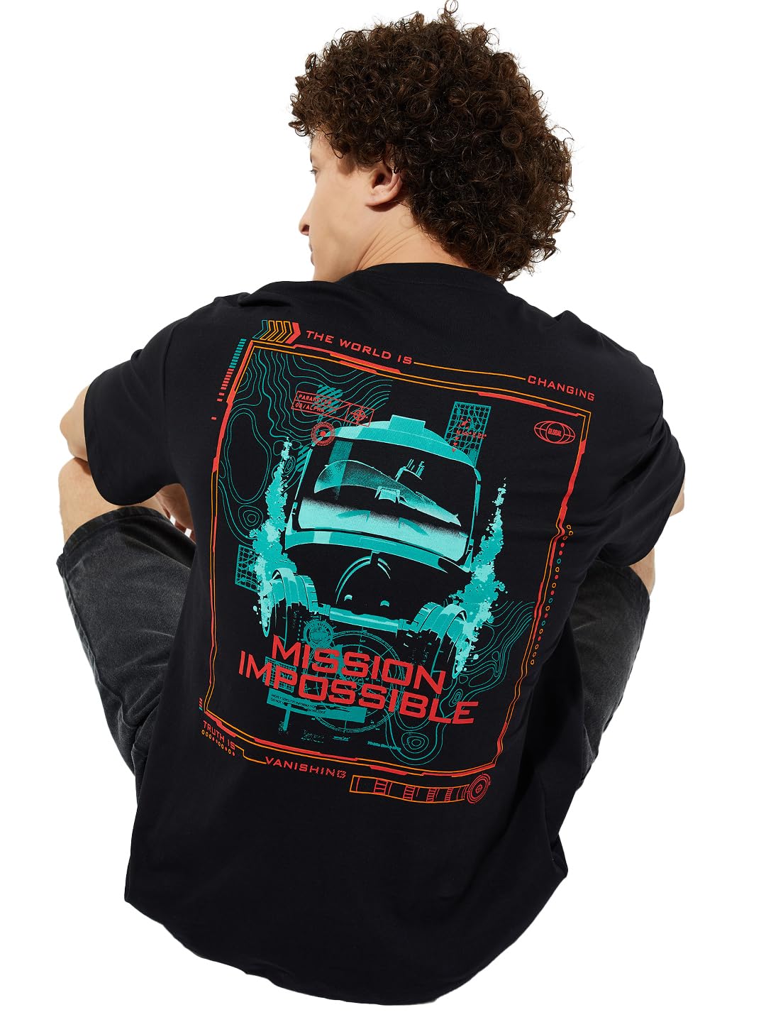 max URB_N Men Half Sleeves Round Neck Cotton Oversized Graphic Print T-Shirt-picture-33