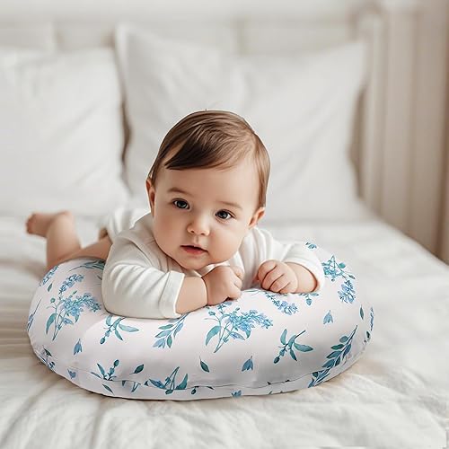 Miniatura 4 de Funda de almohada de lactancia, funda elástica y extraíble ultrasuave para almohadas de lactancia materna para bebés niños y niñas, se adapta a