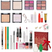 24 Pcs Makeup Kit for Women &amp; Teen Girls, Full Makeup Sets Gift with Eyeshadow, Blush, Lipstick, Mascara, Eyeliner, Glitter, Highlighter, Accessories