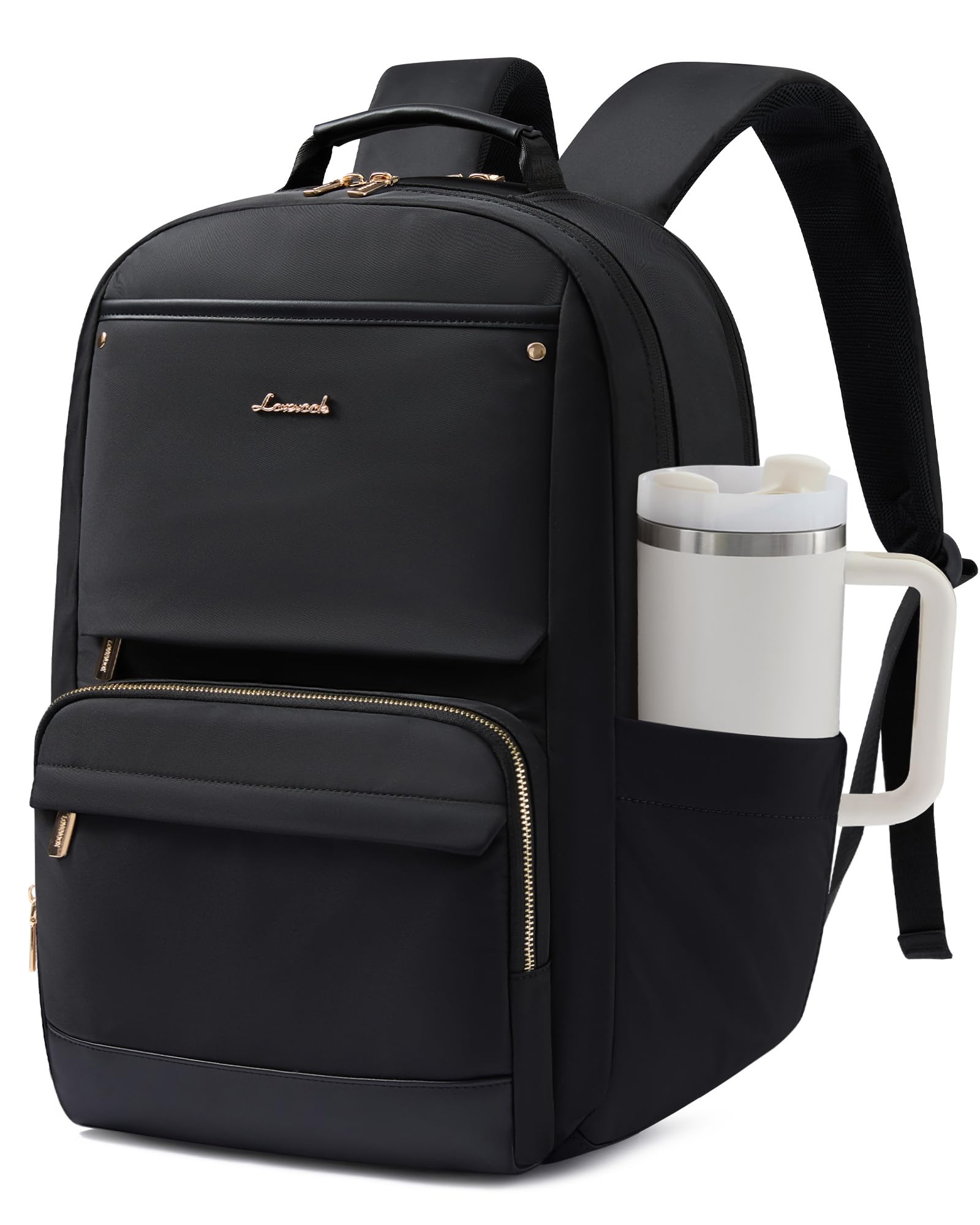 LOVEVOOK Rucksack Damen, 15,6 Zoll Laptop Schulrucksack Teenager Wasserdicht Schultasche mit Großem Fach für Trinkflasche Backpack Women School Bag Arbeitsrucksack Tagesrucksack für Reise Uni Work