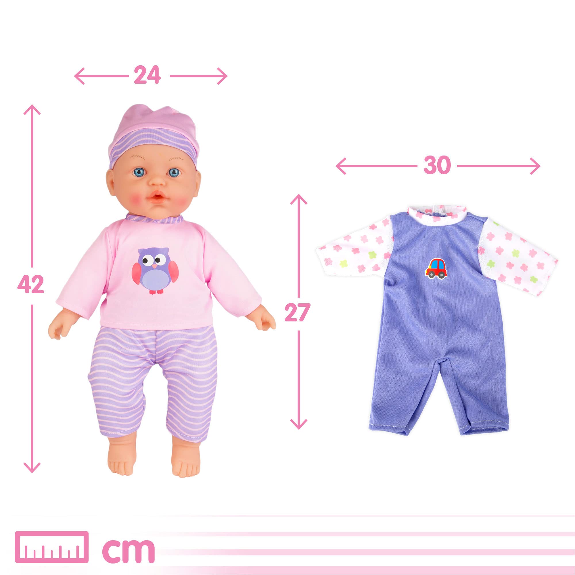 Image secondaire de Ensemble Doux ColorBaby 41 cm pour Bébé avec Accessoires