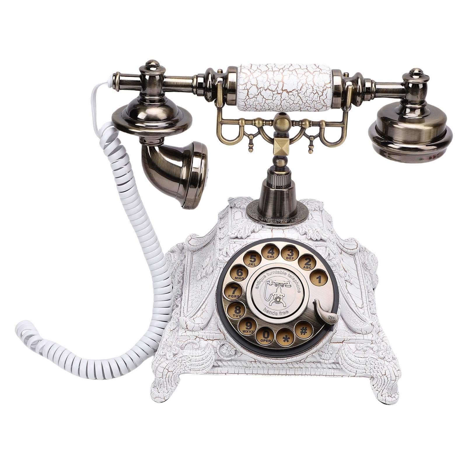 SENECESLI 32G -Kapazität Audio Gästebuch Telefon, Audio Gästebuch Telefon Customized Voice Message für Hochzeitsfeiern (White)