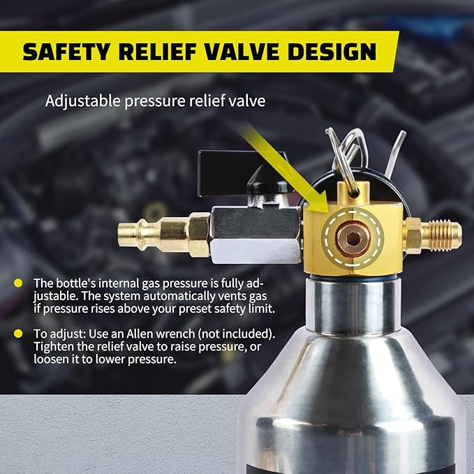 Kit de Limpieza para Aire Acondicionado Automotriz y Hogar, Botella de Acero Inoxidable miniatura 5