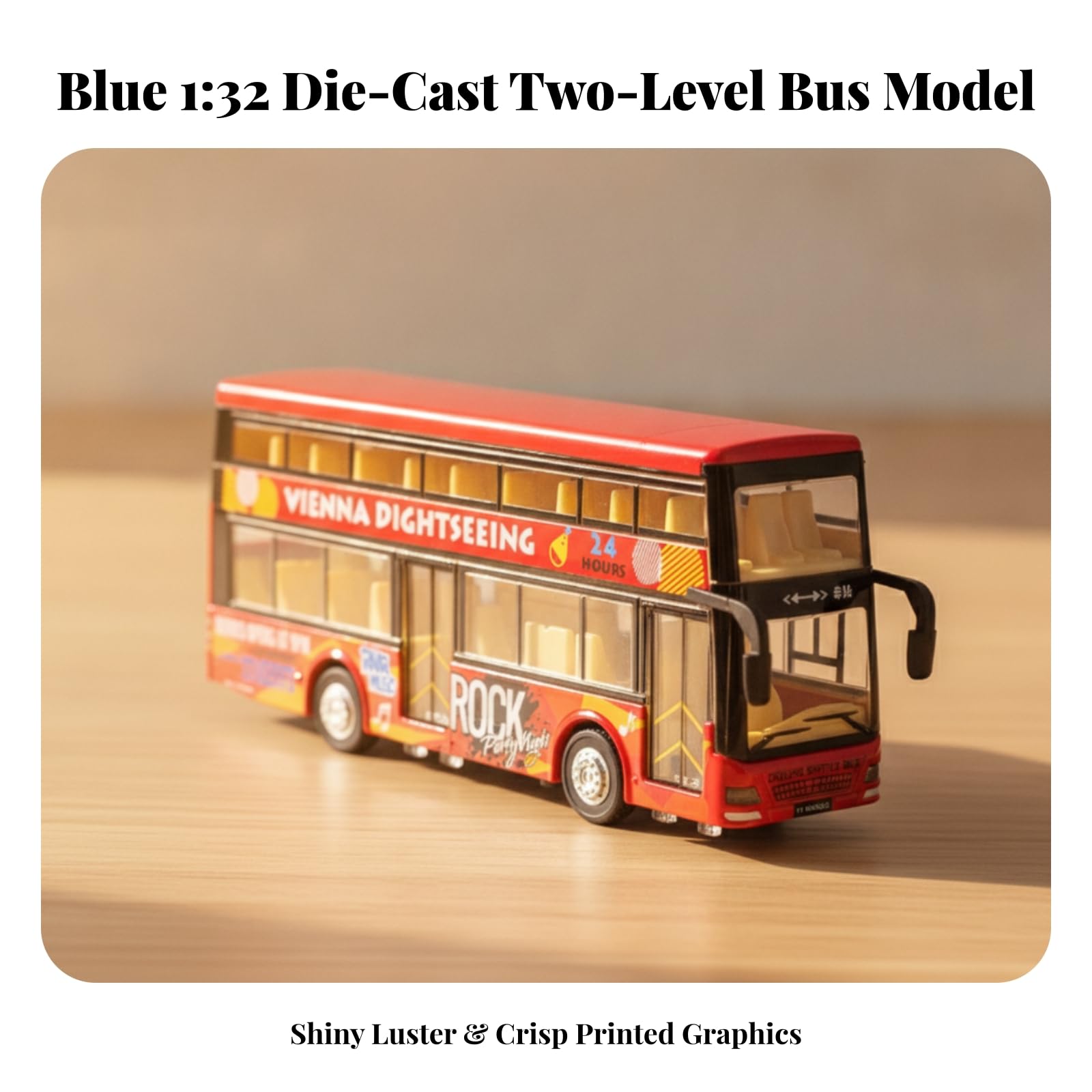 Gralara Modellino in 1/32 in Lega Leggero | Robusto, Sicuro Bambini, Modello Auto con Porte Apribili, Esposizione,