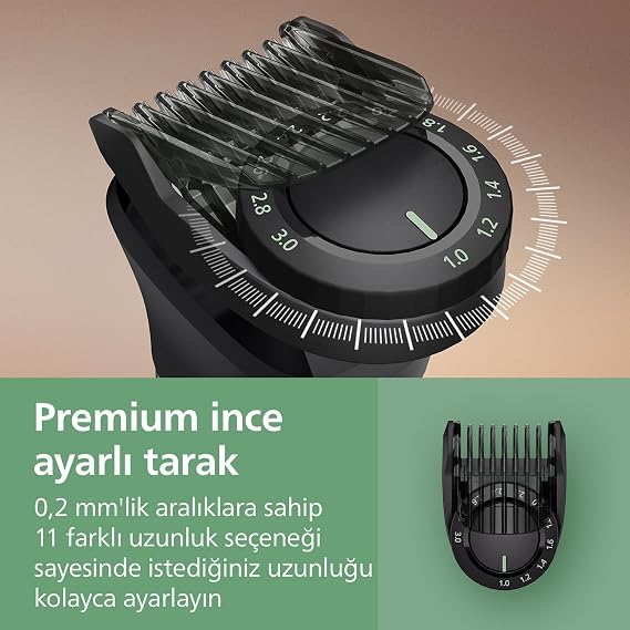 Philips 9000 Serisi 15in1,Erkek Bakım Seti,Yüz/Saç/Vücut Tıraş Makinesi,Islak/Kuru Kullanım,MG9532/15