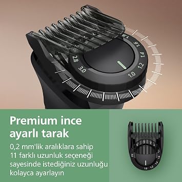 Philips 9000 Serisi 15in1,Erkek Bakım Seti,Yüz/Saç/Vücut Tıraş Makinesi,Islak/Kuru Kullanım,MG9532/15