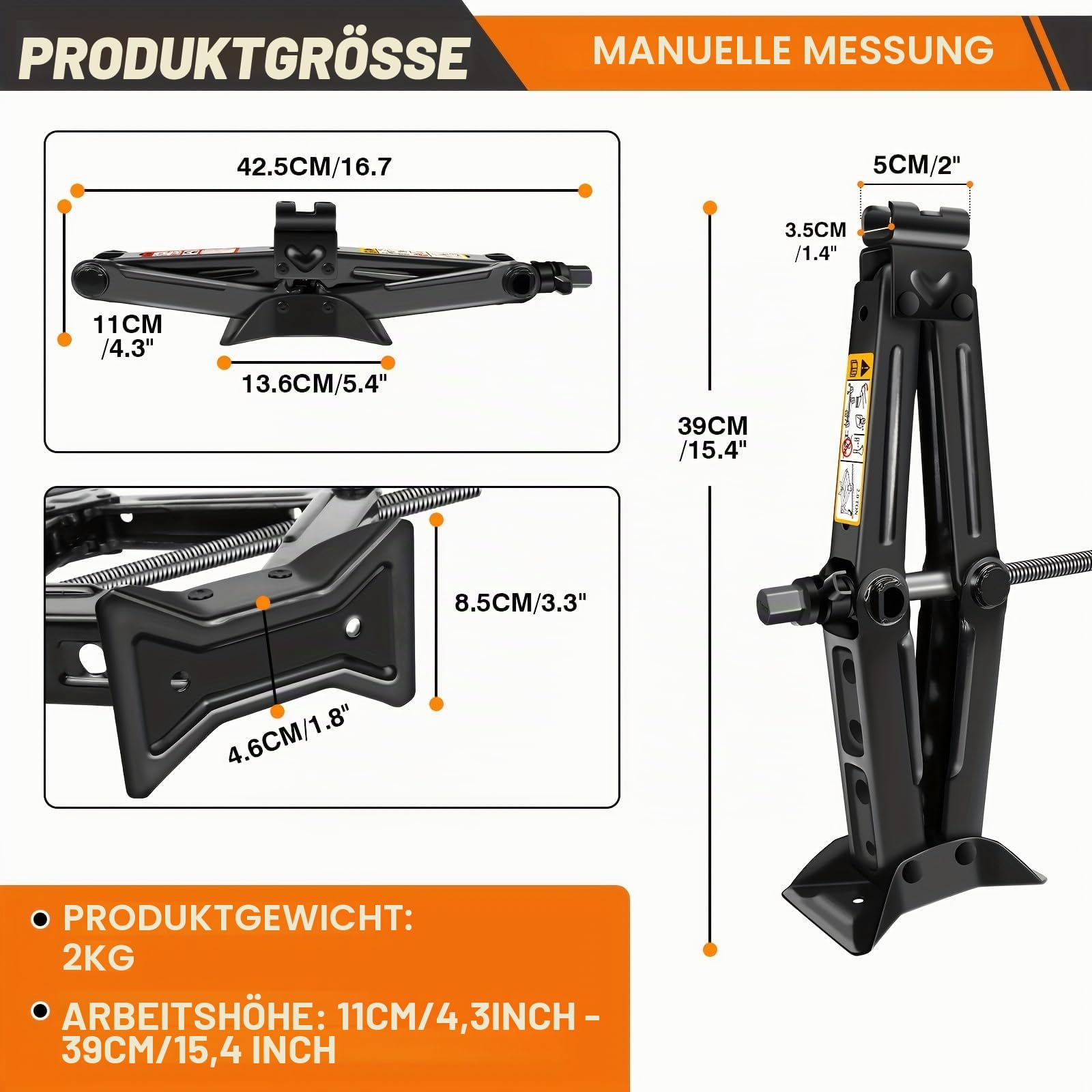 Wagenheber,Kompatibel mit Mercedes-Benz C E GLC GLB A B GLE GLS CLA GLA Klasse W213 W205 X253,Autoteile