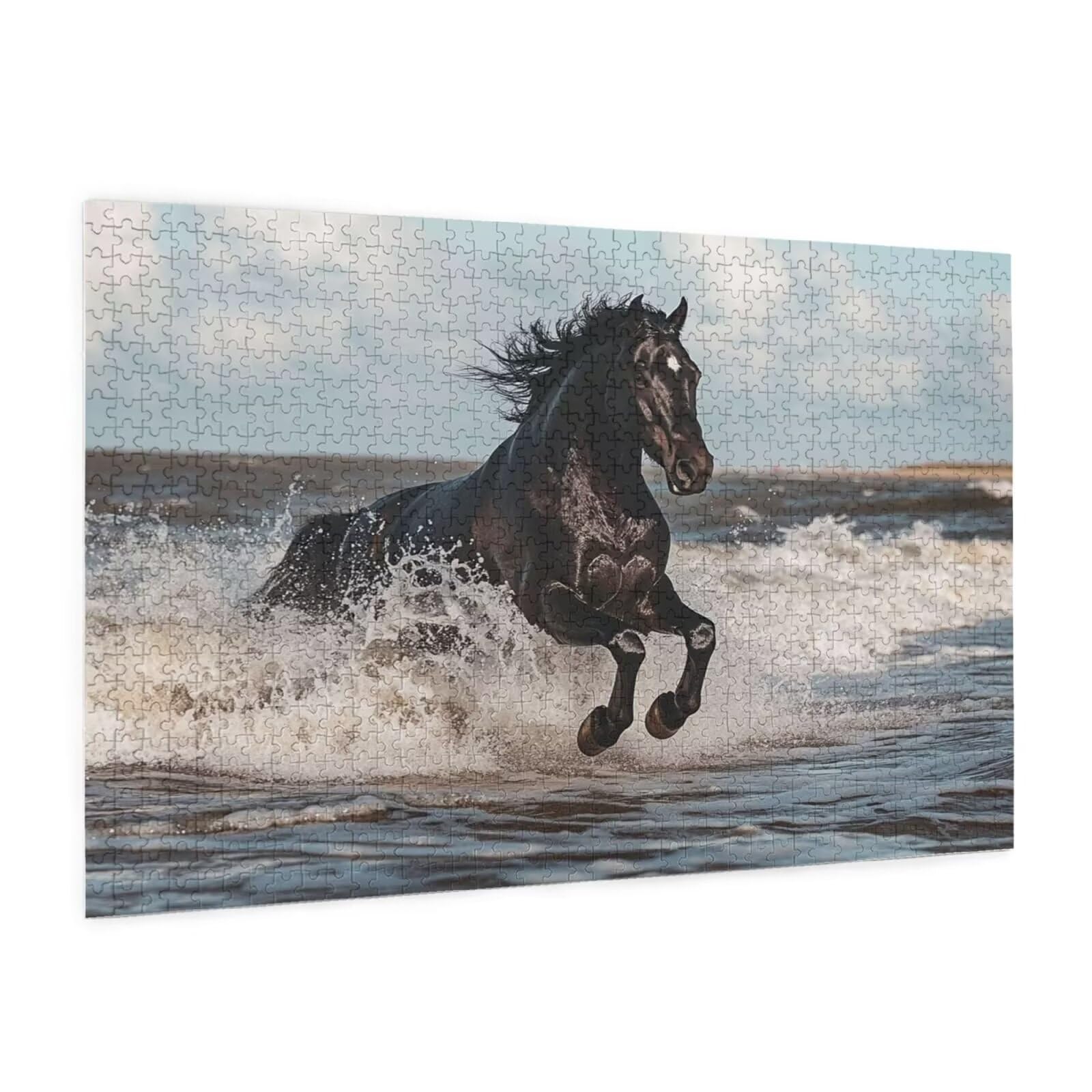 Puzzle 2000 Teile, Puzzle Erwachsene, Holzpuzzle Strand Impossible Jigsaw, Clevere Rätsel, HD Farbe Jigsaw mit Geschenkbox Verpackung for Room Decor, Geschenke für Frauen Tier 100x70cm p-1748