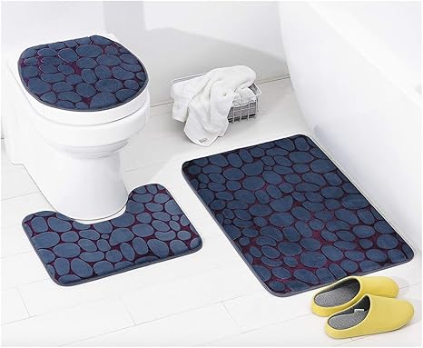 Amazon トイレマット 吸水 速乾 滑り止め付き トイレタリー おし インテリア お手洗い トイレ床マット 快適な吸水性トイレバスルームラグ バスマット滑り止めマイクロファイバーバスルームトイレma洗濯機で洗えます カーペット トイレ 敷物 トイレファブリック 洗濯機可