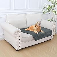 Vista 1 de hyha Manta impermeable para perro, manta suave para cama de perro, manta para mascotas, funda de sofá impermeable lavable para perros, fundas Gris