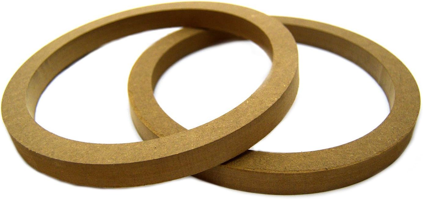 Audiopipe 8" INCH Speaker MOUNTING Spacer Rings for Fiberglass MDF RING-8R (10 Rings)