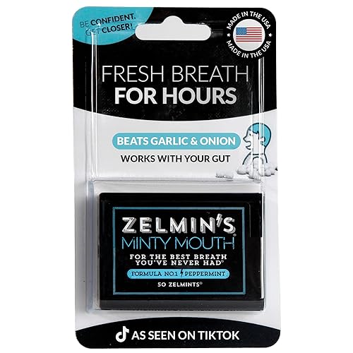 Miniatura 10 de Zelmin's Refrescante de Aliento Mentolado - (Paquete de 12) Tratamiento de Larga Duración para el Mal Aliento para Adultos, Frescura Instantánea