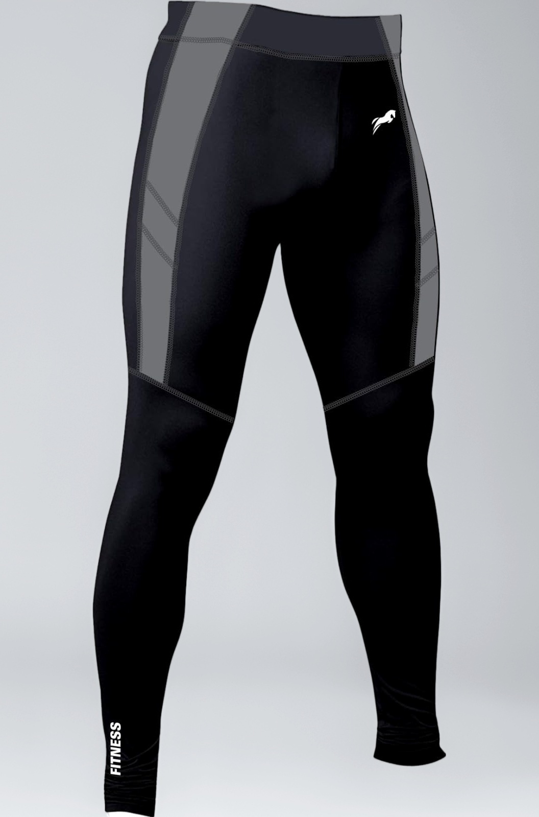 Men's Running Full Length Tights Compression Lower Sport Leggings Gym Fitness Sportswear Training Yoga Pants for Men & Slim Women