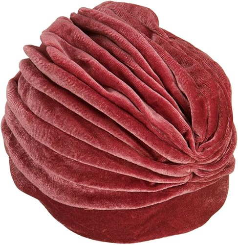 Miniatura 2 de Jeanne Simmons Sombrero turbante de terciopelo para mujer