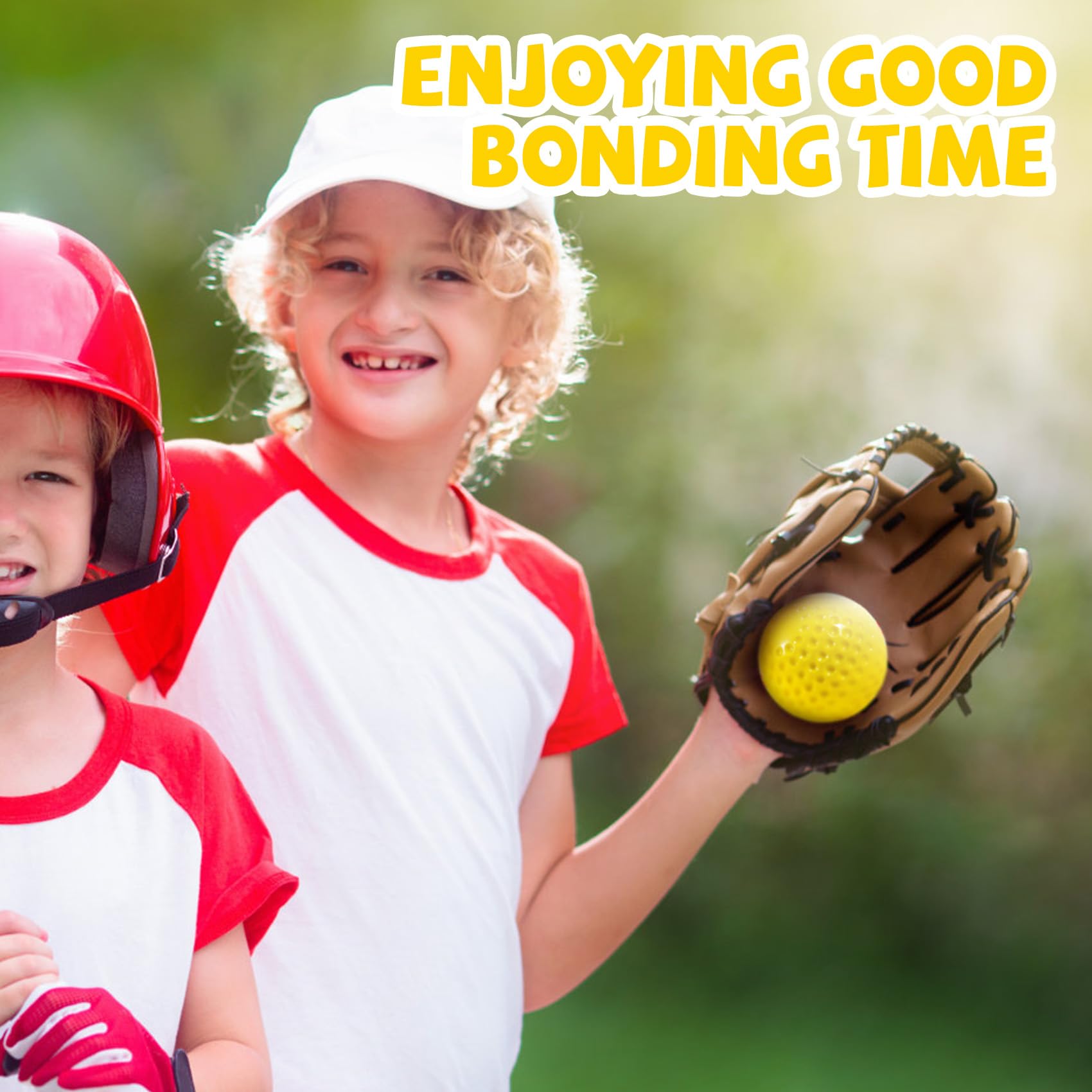Paquete de 12 pelotas de béisbol con hoyuelos para máquina de lanzamiento, pelotas de práctica para golpear y lanzar, pelotas de béisbol de goma para coordinación ojo-mano