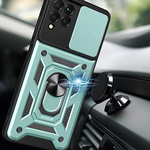 Miniatura 4 de Oududianzi - Funda para teléfono T-Mobile Revvl 6 Pro 5G, con 2 protectores de pantalla, protección de cámara con cubierta deslizante, soporte