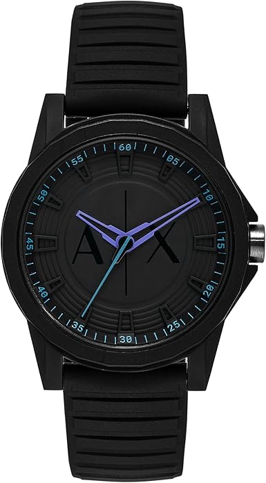 Amazon.co.jp: [A|X アルマーニ エクスチェンジ] 腕時計 OUTERBANKS AX2533 メンズ ブラック : ファッション