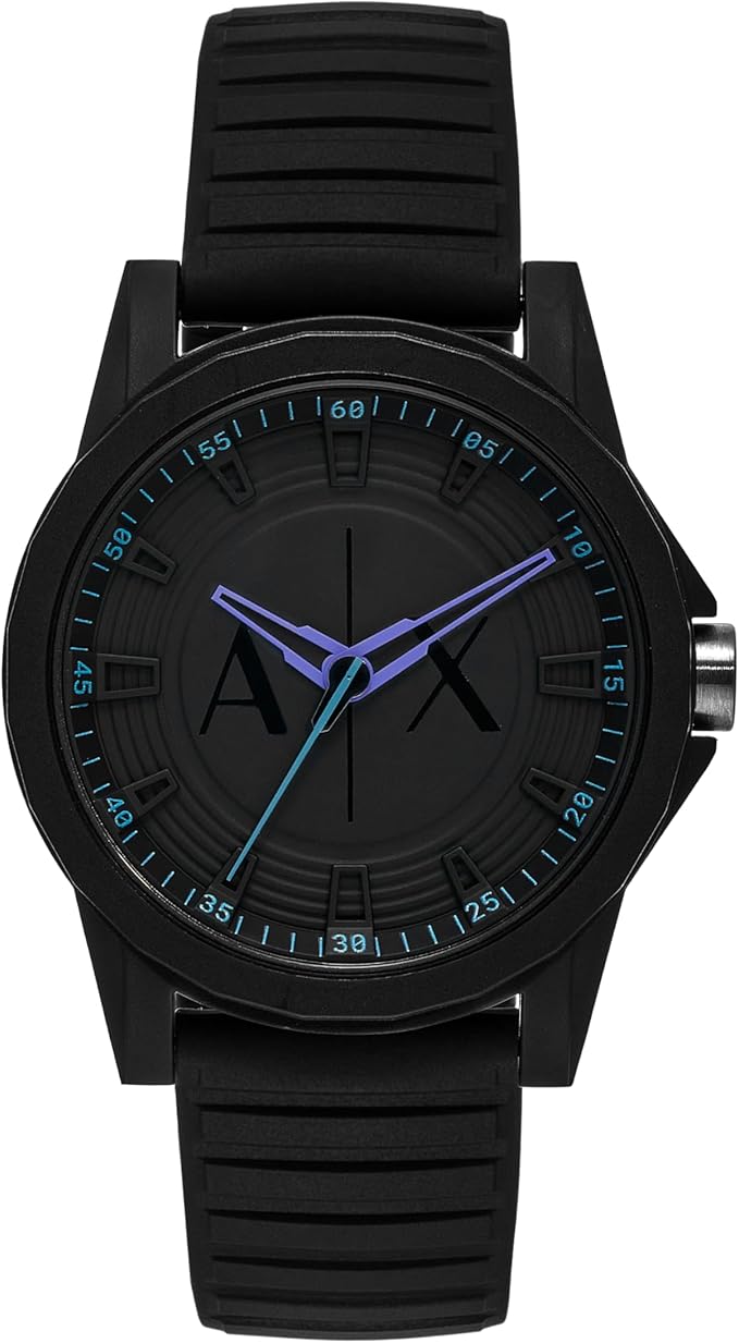 Amazon.co.jp: [A|X アルマーニ エクスチェンジ] 腕時計 OUTERBANKS AX2533 メンズ ブラック : ファッション