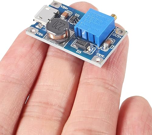 Miniatura 7 de Alinan 15 unids MT3608 DC-DC Boost Convertidor 2A Ajustable Step Up Micro USB Voltaje Regulador Junta 2V-24V a 5V-28V Módulo de fuente de