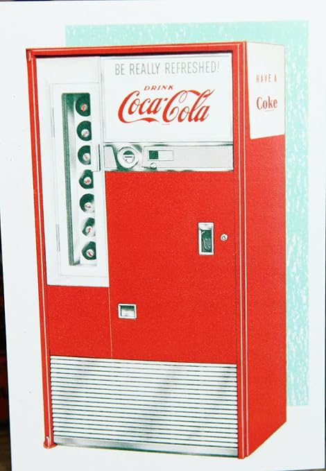 Amazon Coca Cola ポストカード 自動販売機イラスト コカコーラ Jlpc03 文房具 オフィス用品 文房具 オフィス用品