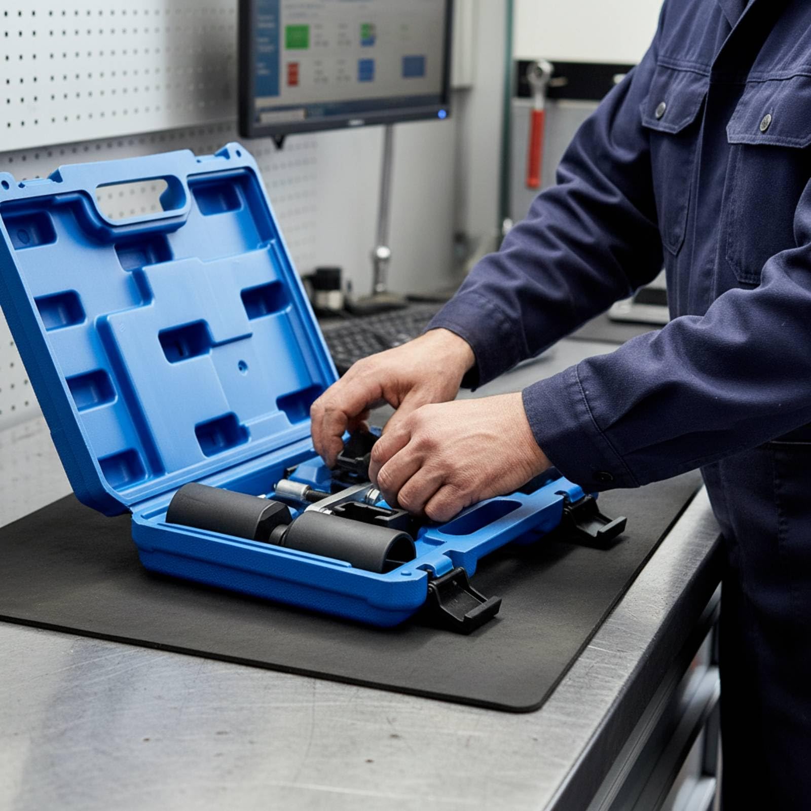 6 Pezzi Kit Estrattore Tergi con Valigetta Regolabile Estrattore Tergicristallo Sicuro Attrezzo per Meccanici, Amanti Del Fai da Te, Garage