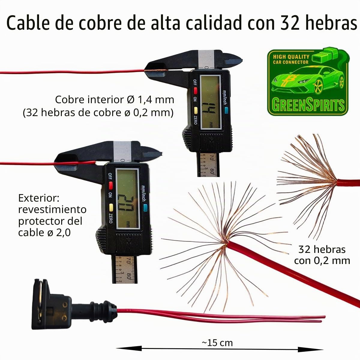 Reemplazo inyectores conector el diesel - BOSCH A1685452928 con cable (4 x FEMALE) L-BW50290937, 1967412-2 | L-BW50290937, 1967412-2