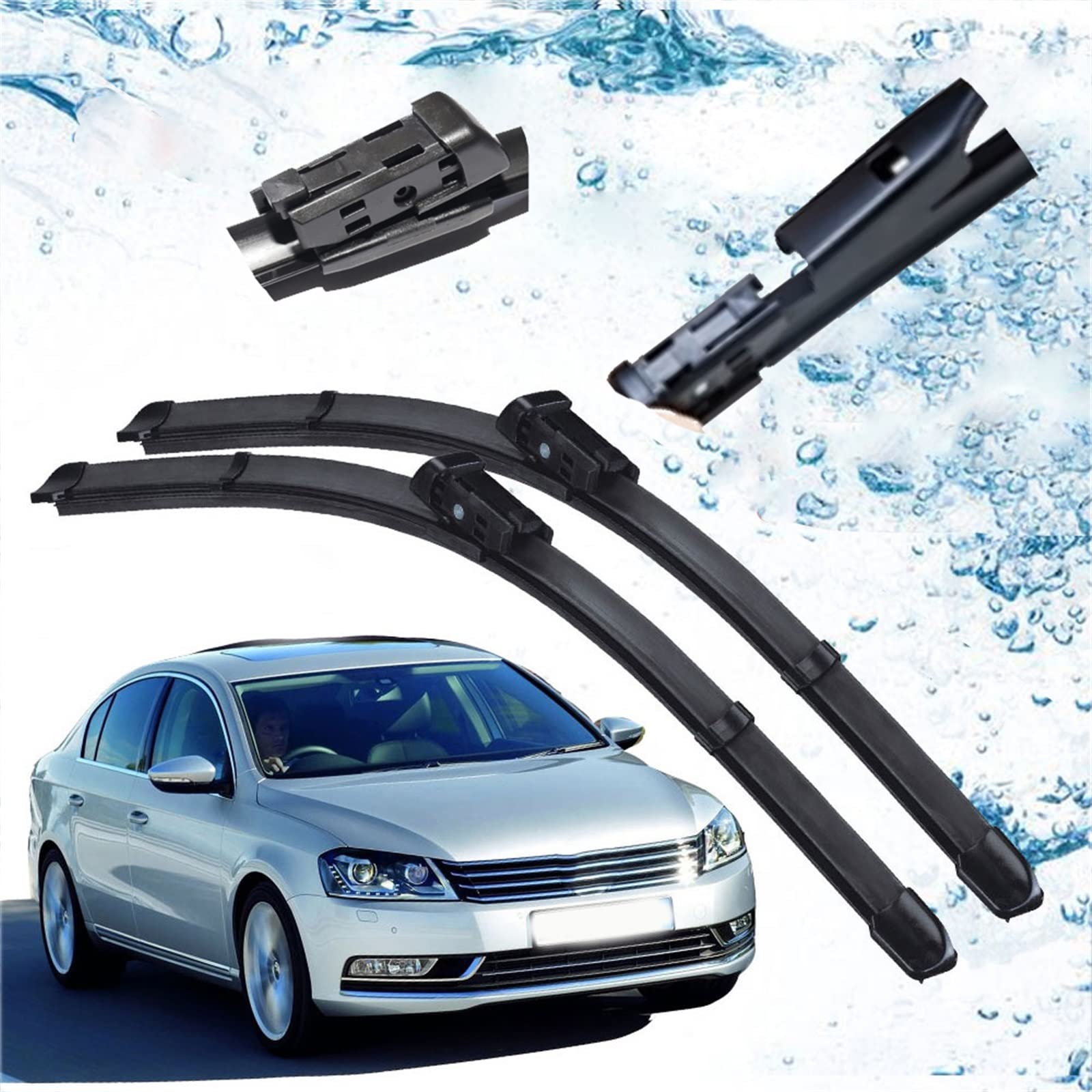 Balais d'essuie-glace Passat B7 brosses pare-brise avant pour VW 2012 2013 2014 2015
