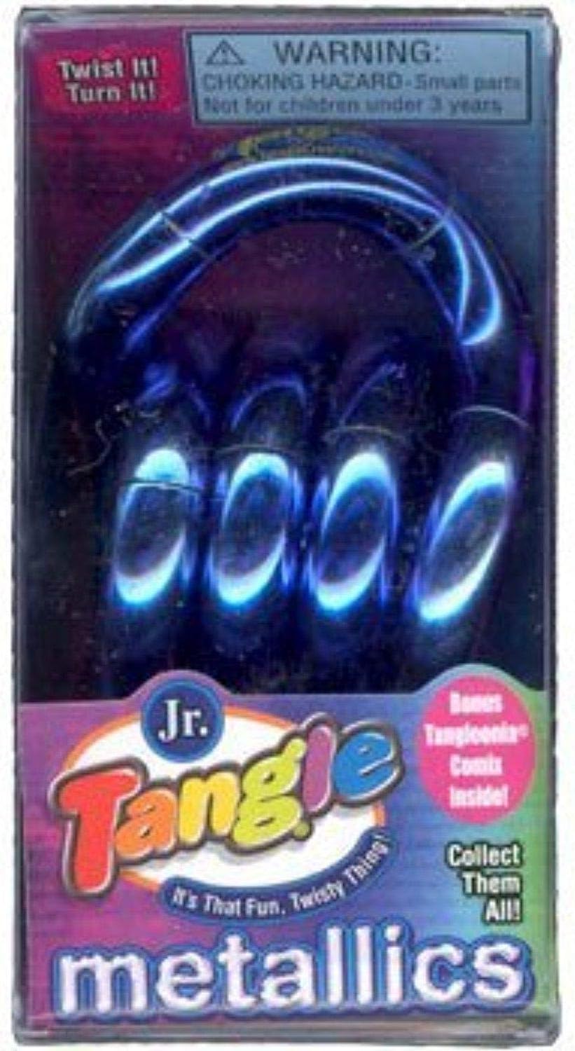 TANGLECreations - Jr. Metallic - Blue (7 inch) by Tangle Toys