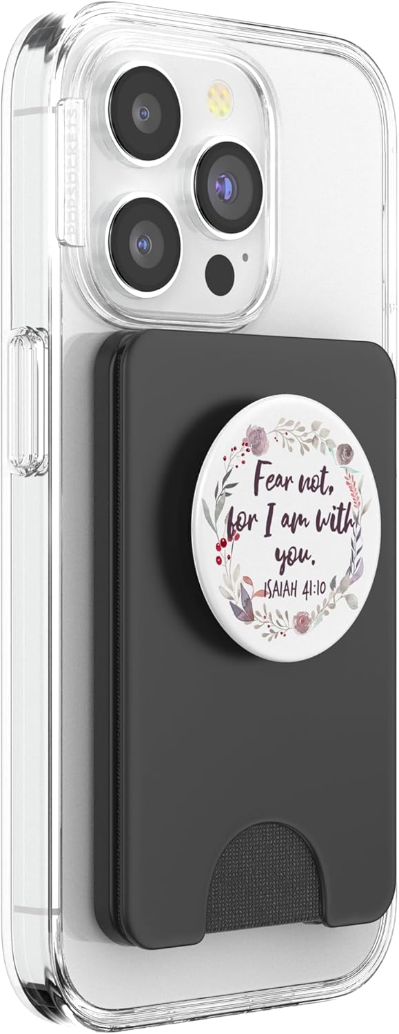 Isaiah 41:10 Bible Verse Christian Faith Inspiring Quote PopSockets PopWallet for MagSafe