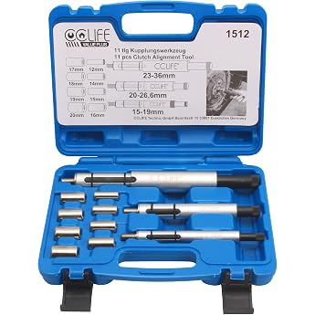 CCLIFE Clutch Centring Tool 11pcs Centring Arbor 12-20mm | Clutch Assembly, Centering, Transmission, Workshop, Automotive, Pr