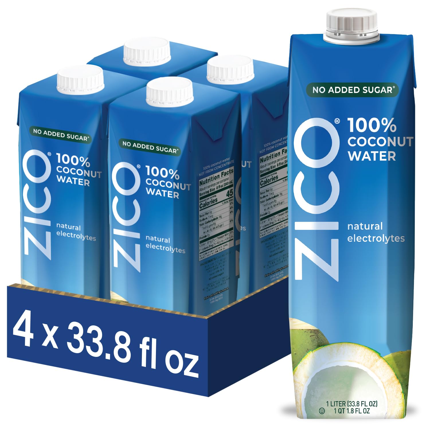 coco♡プロフ必読　グラントイーワンズ　プレミアムUV100　2本 Amazon.com : Zico 100% Coconut Water, No added Sugar, Refreshingly