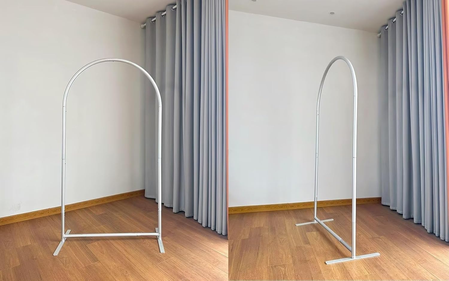 KONPON Pink Stripes Arch Stretchy Covers for Birthday Party Decoration Strawberry Theme Arched Stand Cover Baby Shower Favors Props(Cover+Arch Stand)