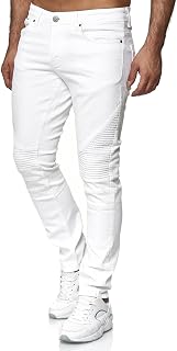 Tazzio Jeans Herren Slim Fit Biker Destroyed Look Stretch Jeanshose Hose Denim 16517