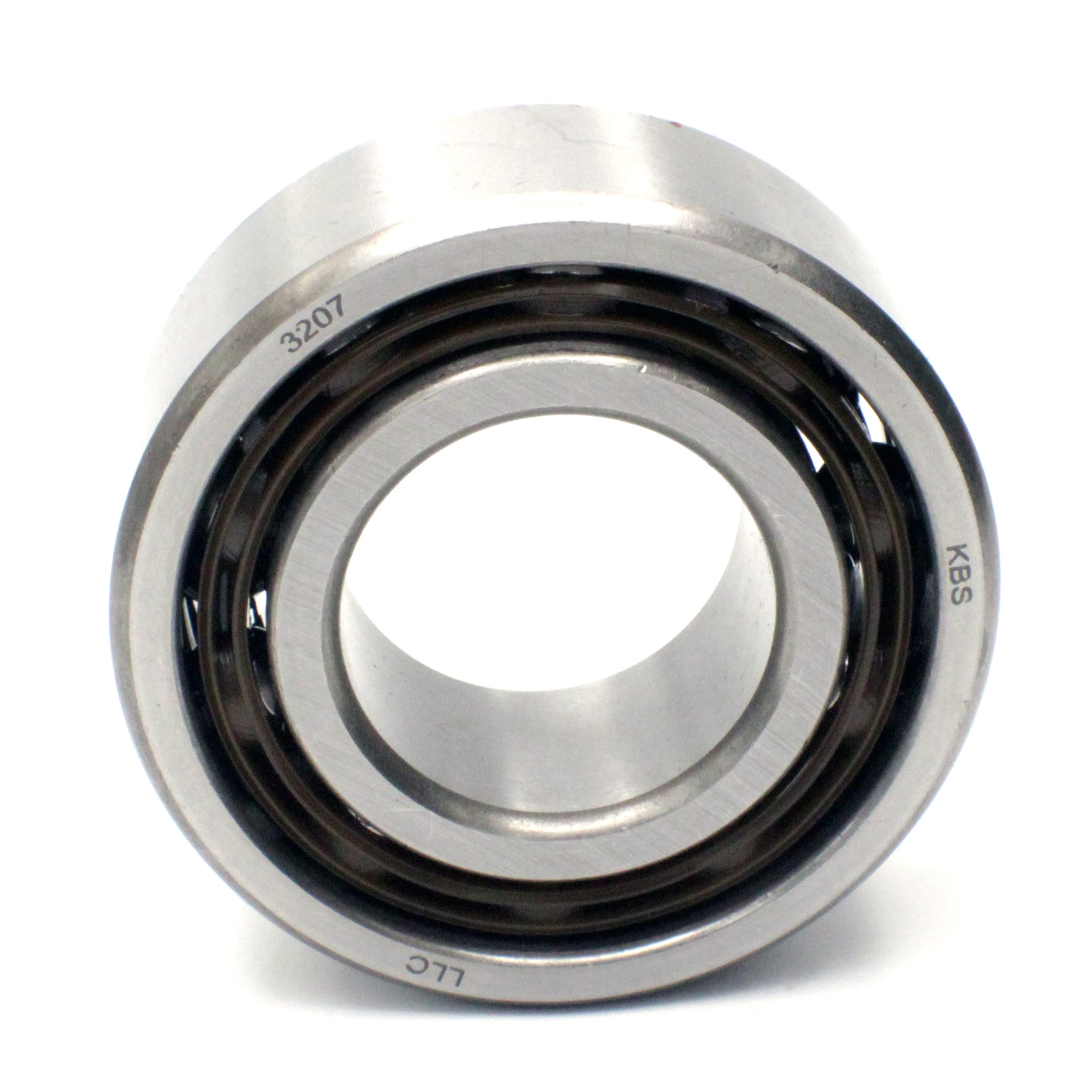 Cuscinetto a sfere obliquo 3207 C3 35 x 72 x 27 mm, DIN 628, a doppia fila, braccio di attrito, cuscinetto sigillato per carichi radiali e assiali, ideale per applicazioni industriali