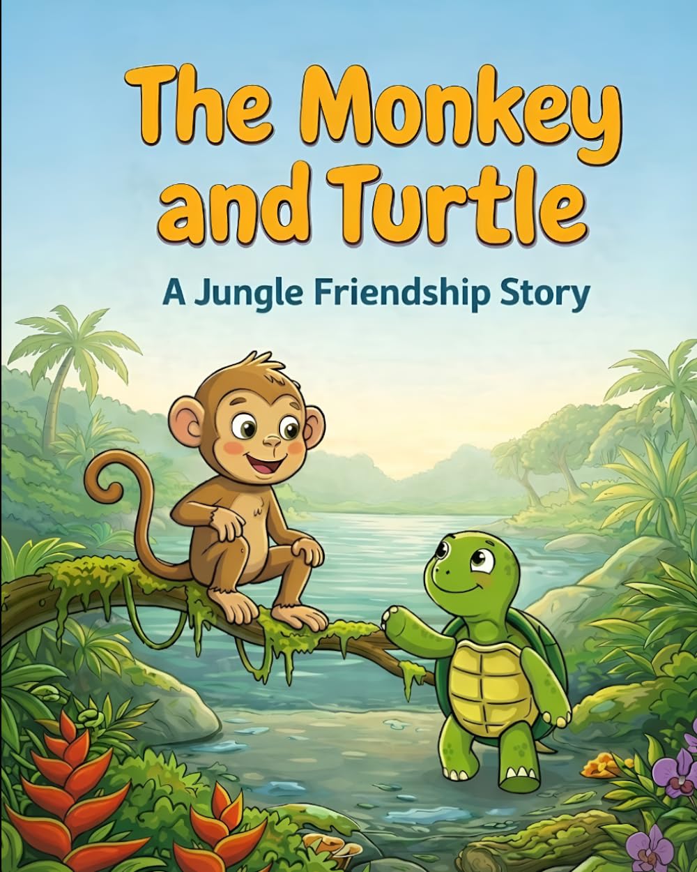 The Monkey and Turtle: A Jungle Friendship Story About Kindness, Patience, and Teamwork for Kids Ages 3–11