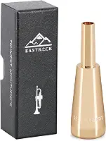 EASTROCK Bocal de trompete 1,5C Bocal de trompete latão pesado em forma de bala acessórios de instrumento OURO