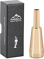 EASTROCK Bocal de trompete 1,5C Bocal de trompete latão pesado em forma de bala acessórios de instrumento OURO