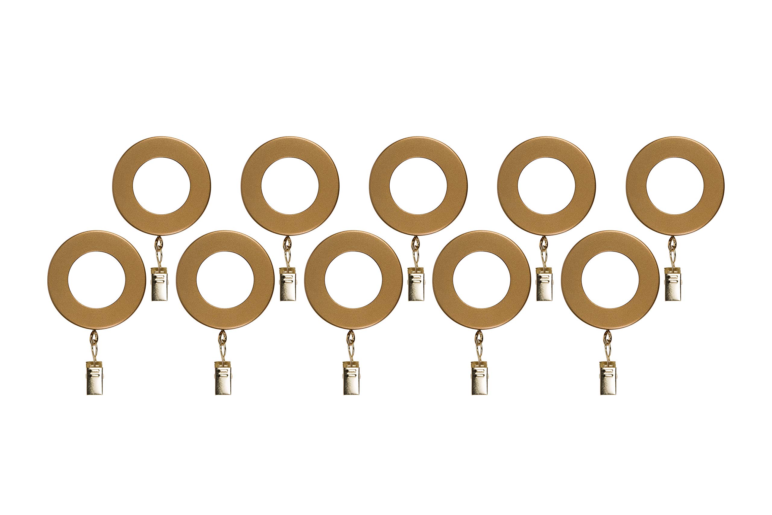 THE HAVEN COLLECTION Resin Rings in Bronze-Dore (Count of 10)