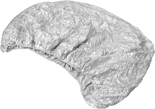 Person Golf Cart Cover Weatherproof Protection Against Rain Sunlight Scratches Fits Golf Carts with Extended Roofs Dimensions Silver