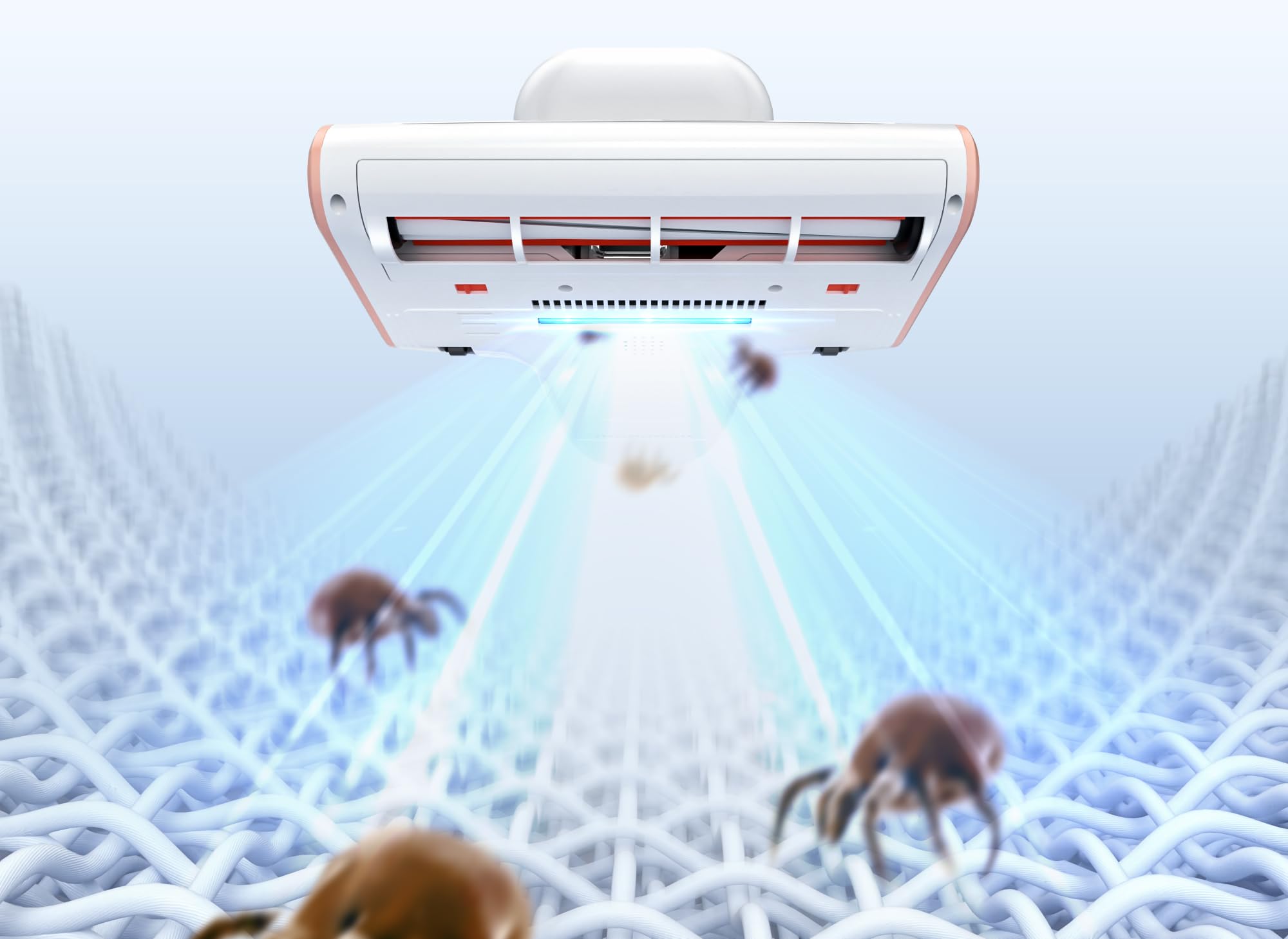 uwant M300 odkurzacz do roztoczy, 500 W, inteligentny odkurzacz do materaca, roztoczy ze światłem UV, nadaje się dla alergików, usuwa 99,9% alergenów, do materaców, łóżek, sof i mebli tapicerowanych