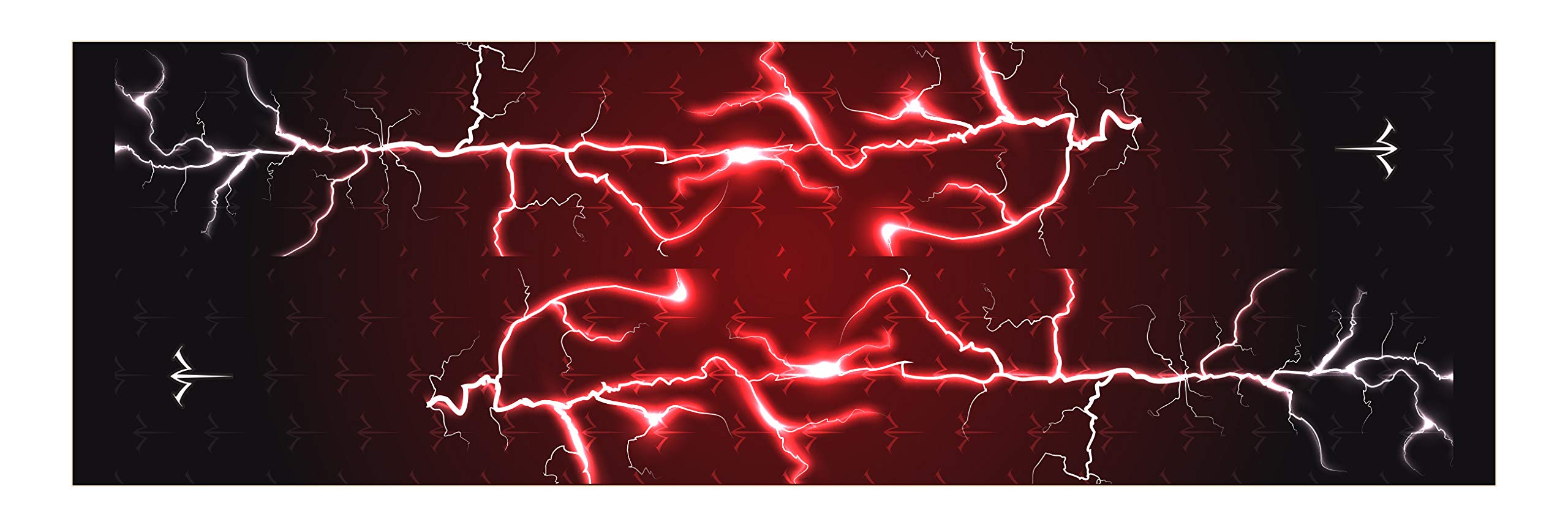 White Water Archery Red Lightning Bolt Storm Solid Stabilizer Wrap Protection Choose Length Width 8, 2.37