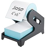 4x6 Label Holder - Thermal Label Holder for Rolls and Fan-Fold Labels - Work with Desktop Label Printer (Black)