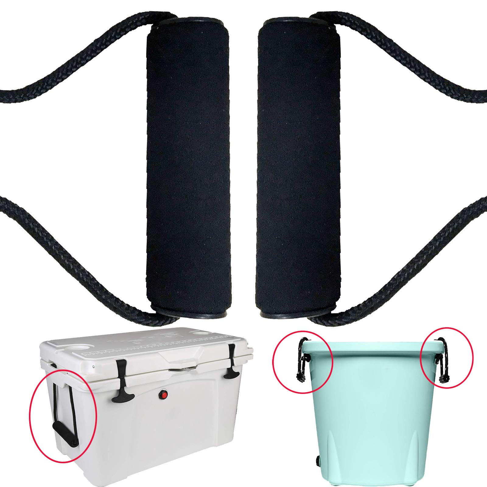 AUXPhome 2 Pack Replacement Handles for Cooler, Cooler Handle Extender, Cooler Accessories Cooler Replacement Parts