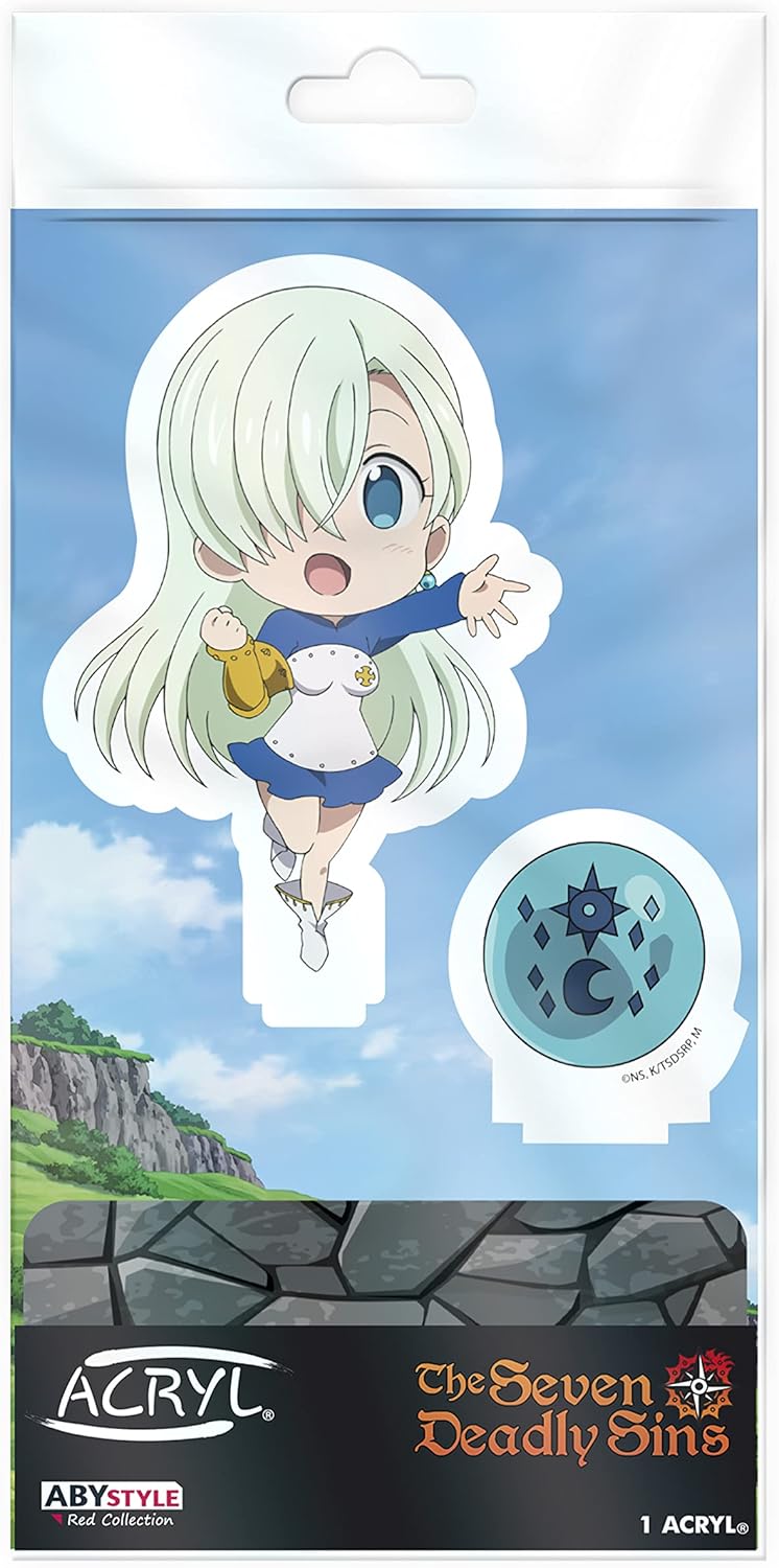 ABYSTYLE The Seven Deadly Sins Princess Elizabeth Acryl® Stand Model Figure Anime Manga Desktop Accessories Merch Gift